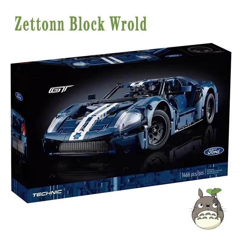 Zettonn Hobby ZH4X ใช้งานร่วมกับ 42154 GT 2022 Ford GT Building Blocks Building Blocks ET8C