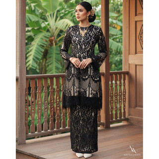Kurung Riau Lace Nirmala Black