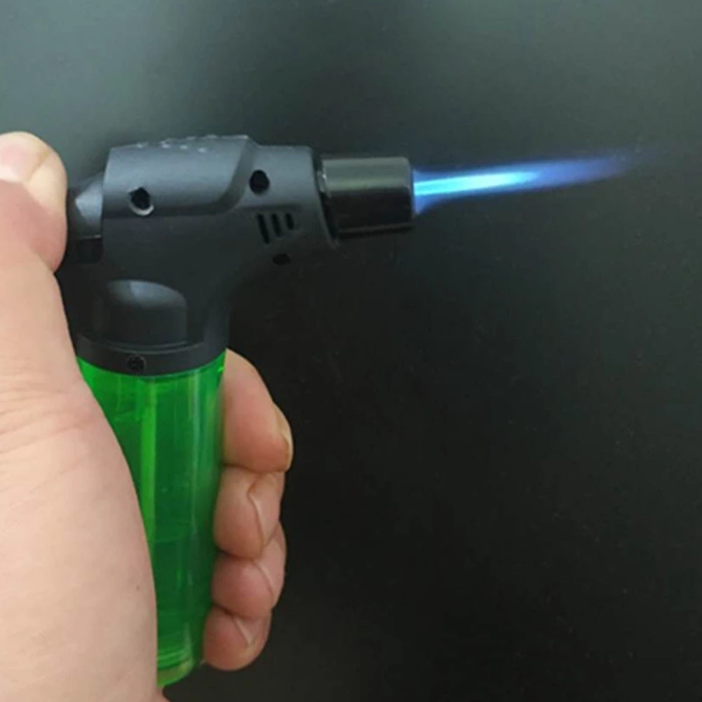 【COD】 หัวพ่นไฟ ไฟฟู่กันลม สำหรับ BBQ แคมป์ปิ้ง ไฟแช็คแก๊ส เติมแก๊สได้ Spray gun lighter thumbnail 3