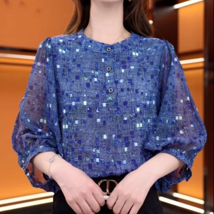 เสื้อลooseสำหรับผู้หญิง สไตล์สบายในฤดูร้อน