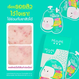 (1ซอง) Mizumi AHA/Peptide/B3/Sulfur/Hya/UV เซรั่มมิซึมิ ลดสิว/ลดรอยสิว/กันแดด/ไฮยา
