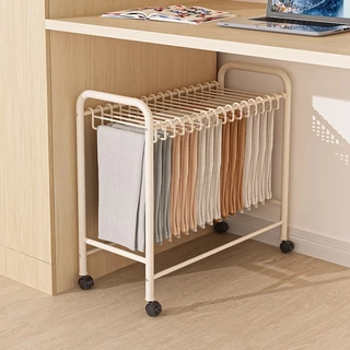 AIEhome ราวตากผ้า ราวตากกางเกง แขวนเสื้อผ้ามีล้อเลื่อน รุ่น 2087/ 2093