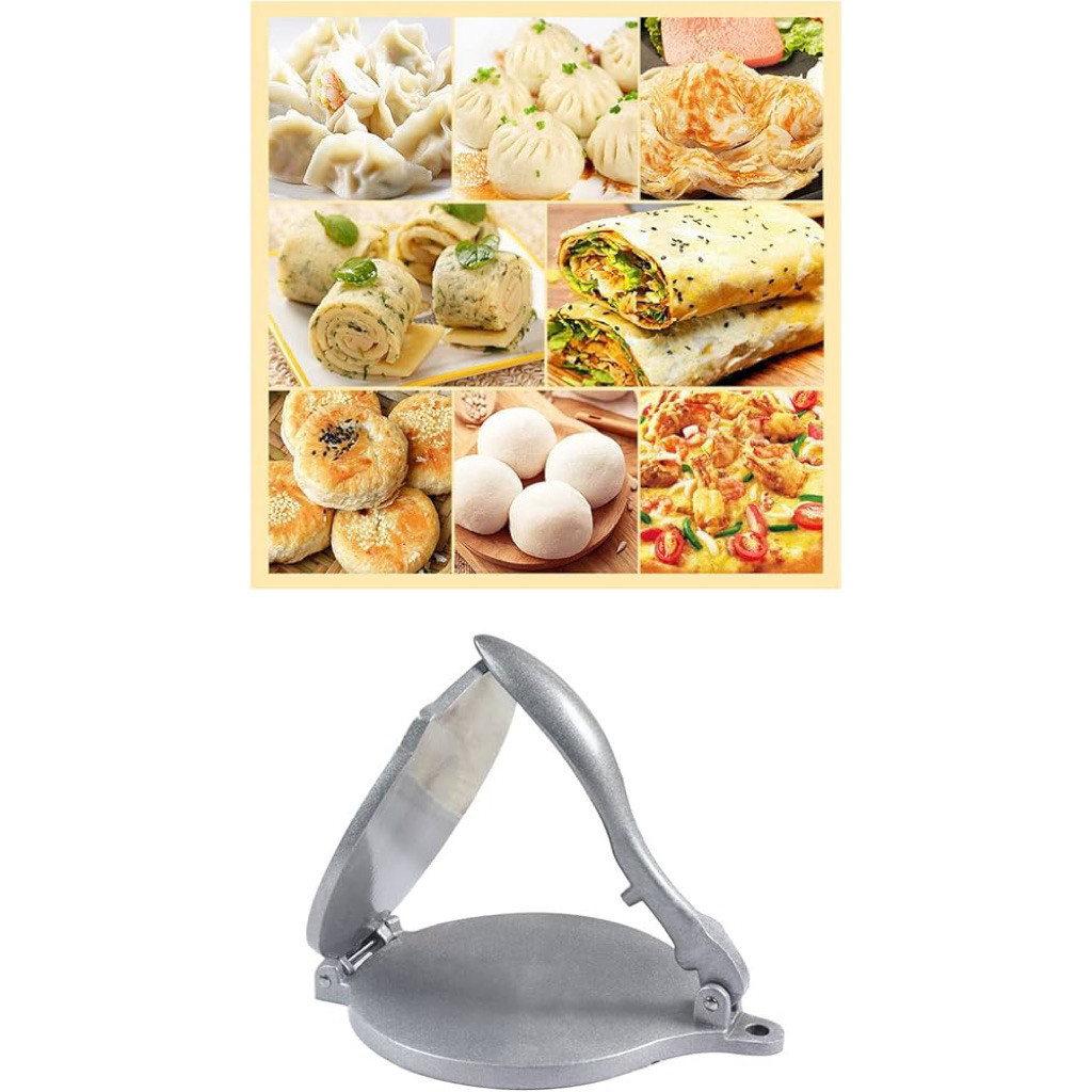 16 ซม.Aluminium Dumpling Skin Press Manual Dough Wrapper Maker แม่พิมพ์เครื่องมือสําหรับเกี๊ยว Piero