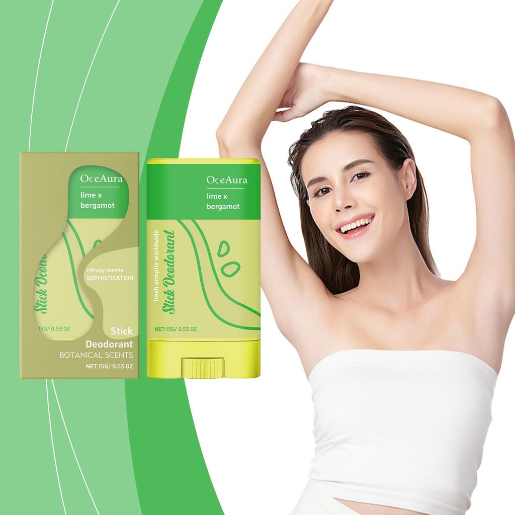 New Product#OceAura Bergamot Body Care Stick  Clean Armpit Deodorant Fresh Scent Solid Balm Care Sti