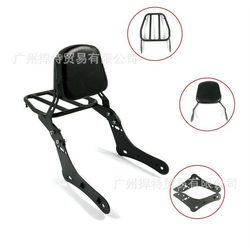 เหมาะสําหรับ Honda REBEL CM300 CM500 CMX300 500 ดัดแปลงพนักพิงพนักพิงพนักพิงผู้โดยสารพนักพิง