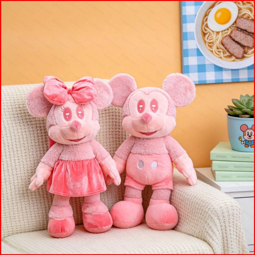 DC1 Disney Love Confession Series Plushie คู่ Mickey Minnie Plush Soft Companion ตุ๊กตา