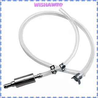 WISHAWEO ชุดไล่ลมเบรค, พร้อมคลิปโลหะ Universal เบรค Bleeder ท่อ, น้ํามันคุณภาพสูง Inlet/Outlet เครื่องมือเลือดออกสําหรับรถยนต์/รถจักรยานยนต์
