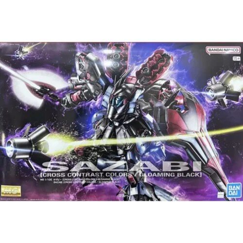 GUNDAM China Limited MG 1/100 SAZABI SAZABI CROSS CONTRAST สีอะนิเมะ Merchandise ของสะสมชุดของขวัญ