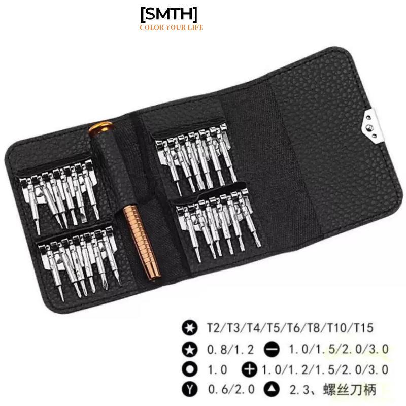 [SMTH] 1 ชุด Torx อิเล็กทรอนิกส์ซ่อมเครื่องมือเปิดไขควง 25 In 1 Mini Precision ไขควงชุดแม่เหล็กสําหรับกล้องโทรศัพท์นาฬิกา PC สต็อกใหม่