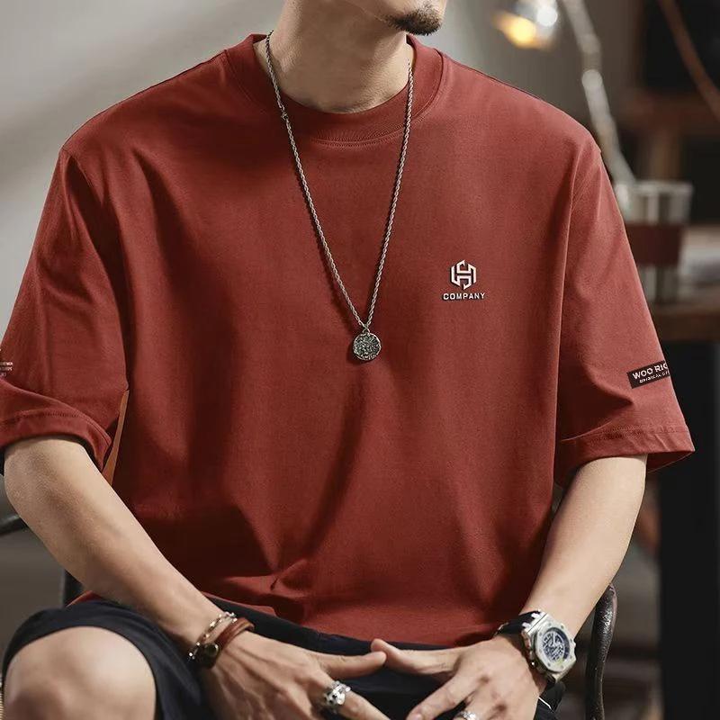 (จัดส่งตลอด 24 ชั่วโมง)Woo Right ผ้าคอตตอน100% เสื้อยืดผ้าฟอก oversize เสื้อคู่ลำลองทรงพิมพ์ล12