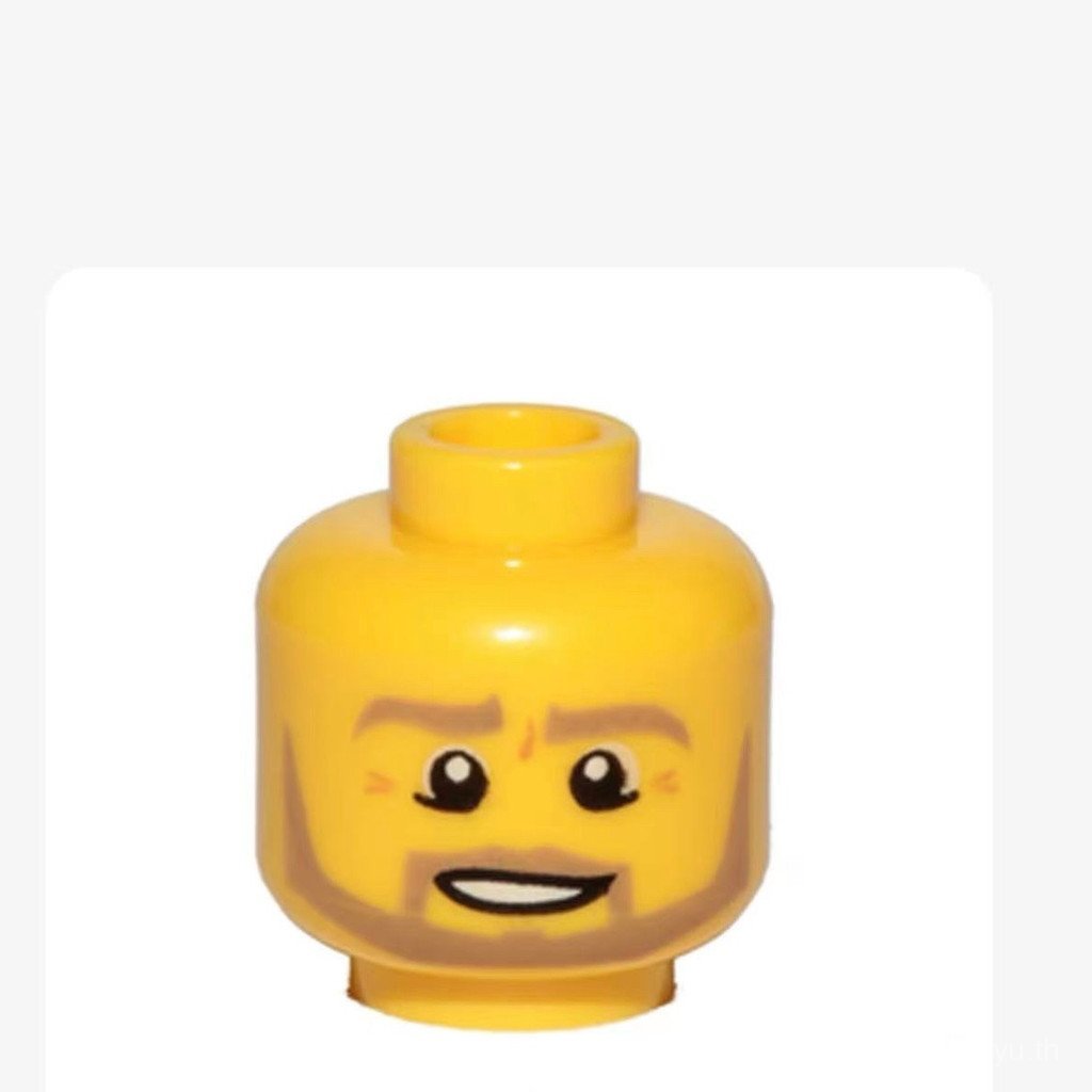 สินค้าใหม่ Minifigure Medieval Knight Pirate Accessories Head 3626 Yellow Expression