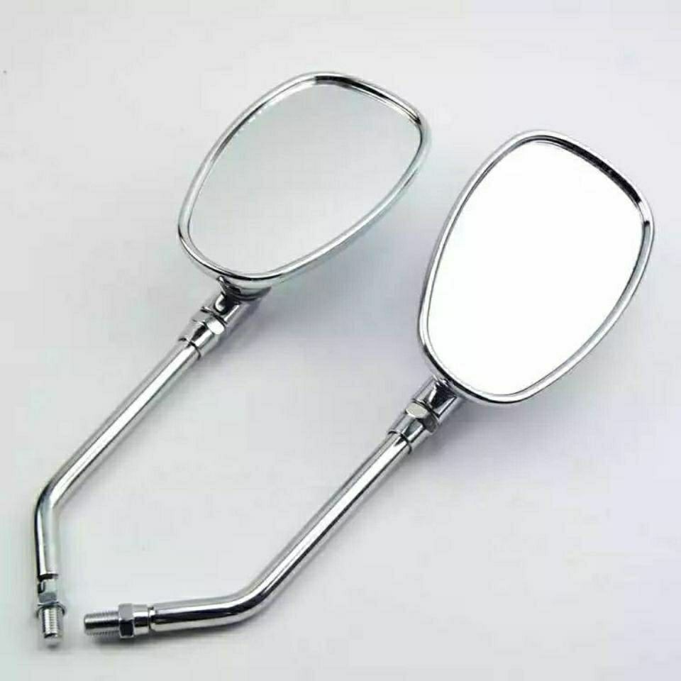 Haojue รถจักรยานยนต์ Diamond Leopard HJ125K กระจกมองหลัง HJ25-2/2A/3A/7A/7D Silver Leopard Reflector