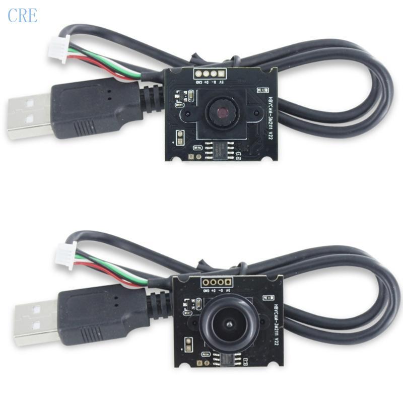 CRE 3MP OV3660 โมดูลกล้องปรับโฟกัสด้วยตนเอง MJPG YUY2 สําหรับ Face Recognition