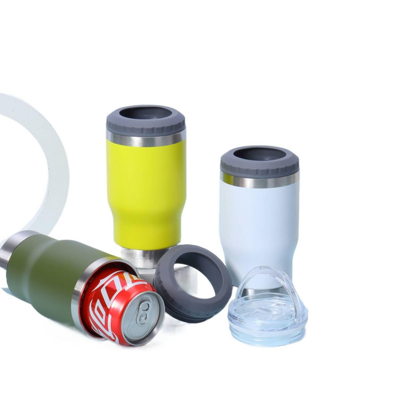 Stainless steel can insulation sleeve Car-mounted cola and beer cooler cup Portable beverage insulat
