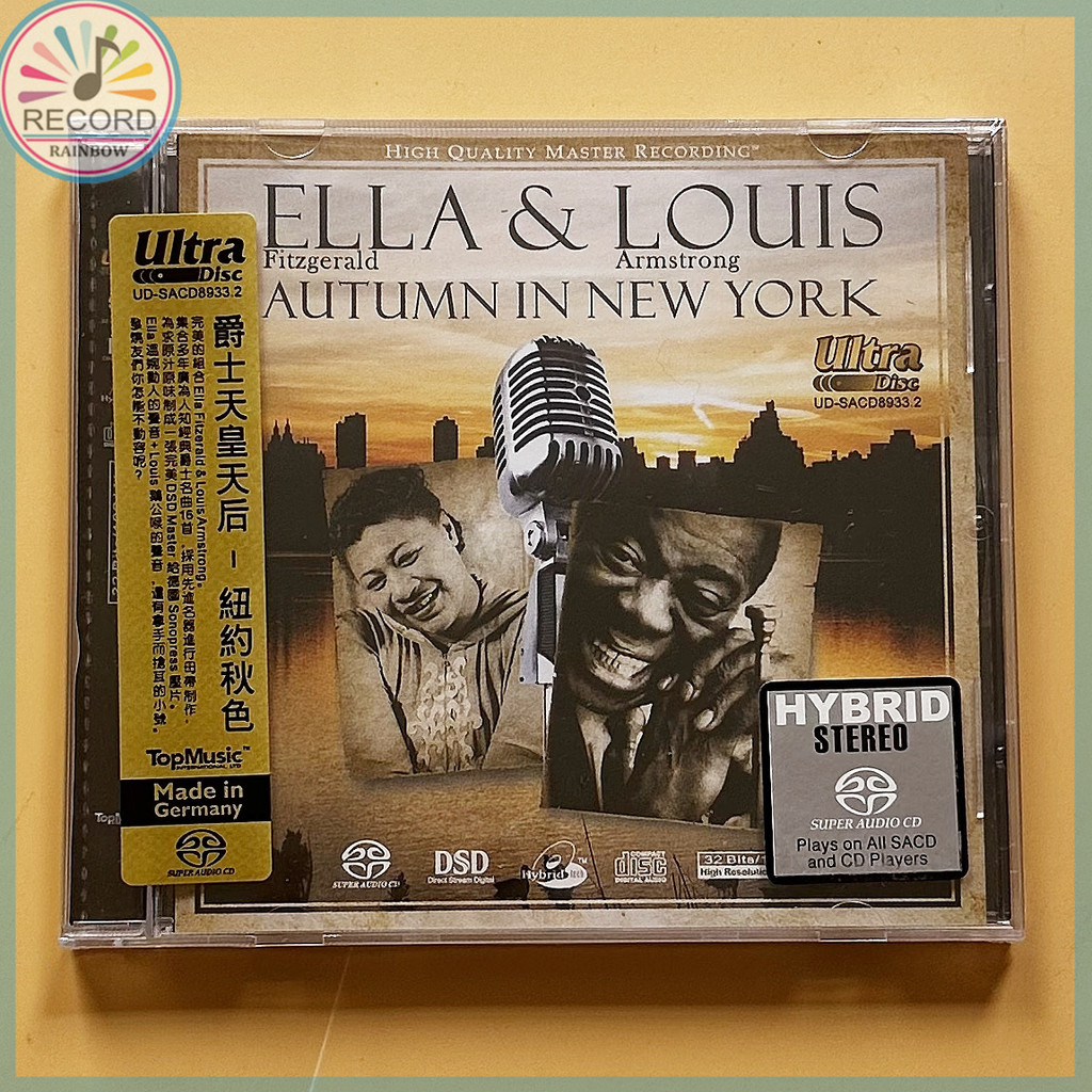 Ella & Louis Autumn in New York CD Album [Sealed] Brand New GDZJ