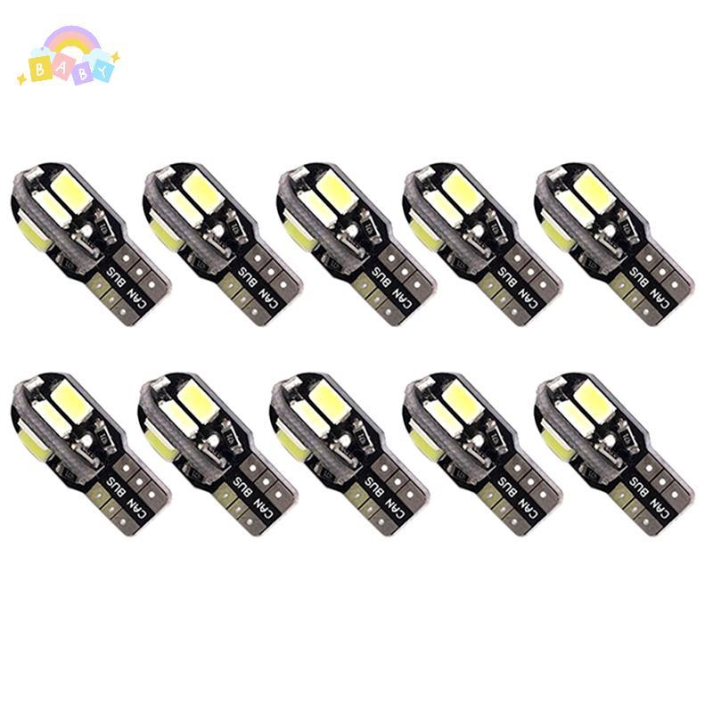 [BB-t] 10PCS Canbus T10 194 168 W5W 5730 8 LED SMD รถสีขาวด้านข้าง Wedge Light โคมไฟใหม่
