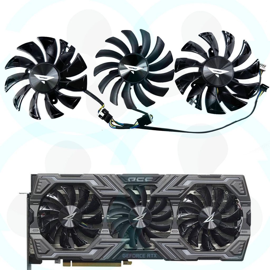 [พัดลมระบายความร้อนคอมพิวเตอร์] ZOTAC ZOTAC RTX2070 2070S 2080 2080S 2080ti PGF Player Power พัดลมกา