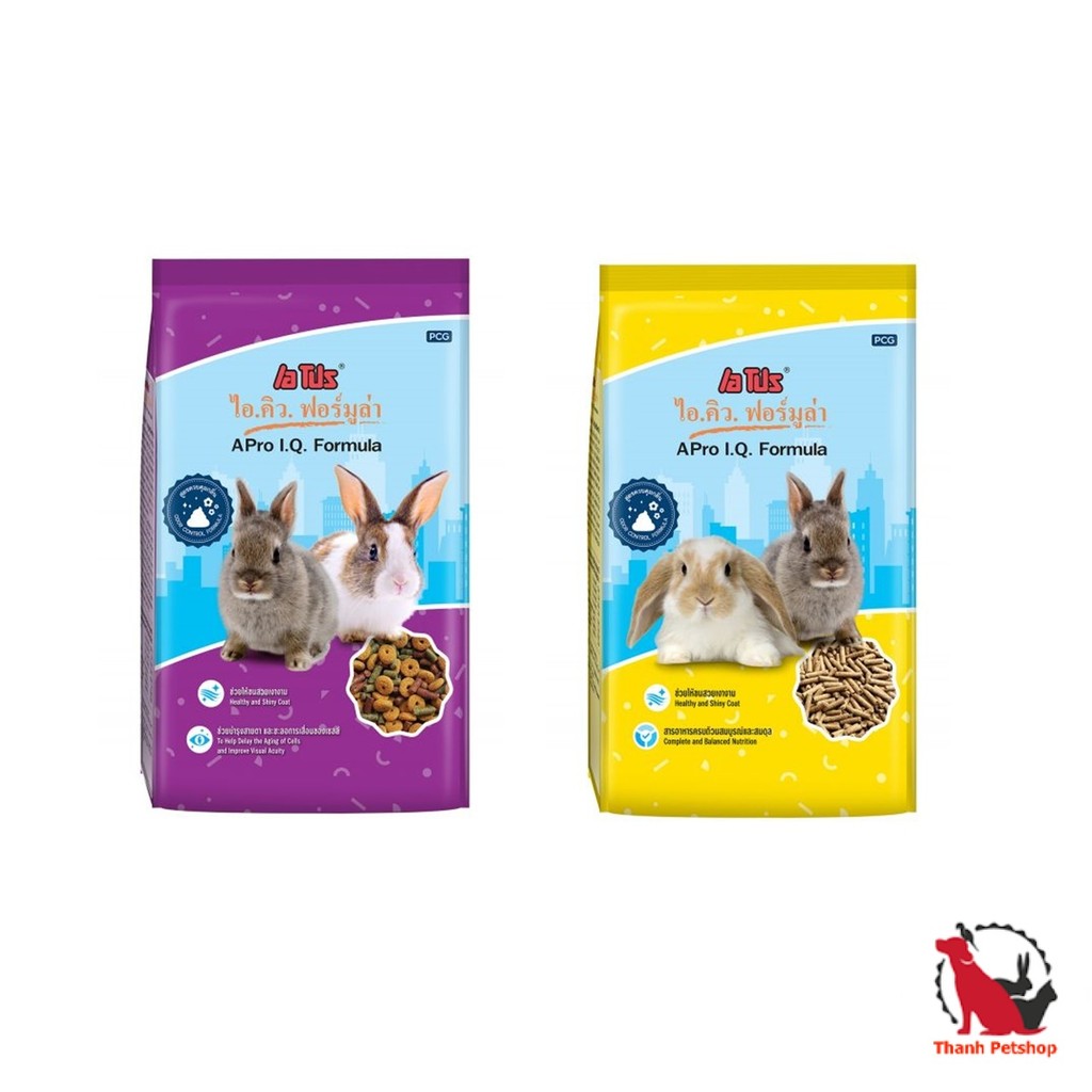 อาหารกระต่าย เอโปร ไอคิว ฟอร์มูล่า APro I.Q. Formula Rabbit Food ขนาด 1 Kg.