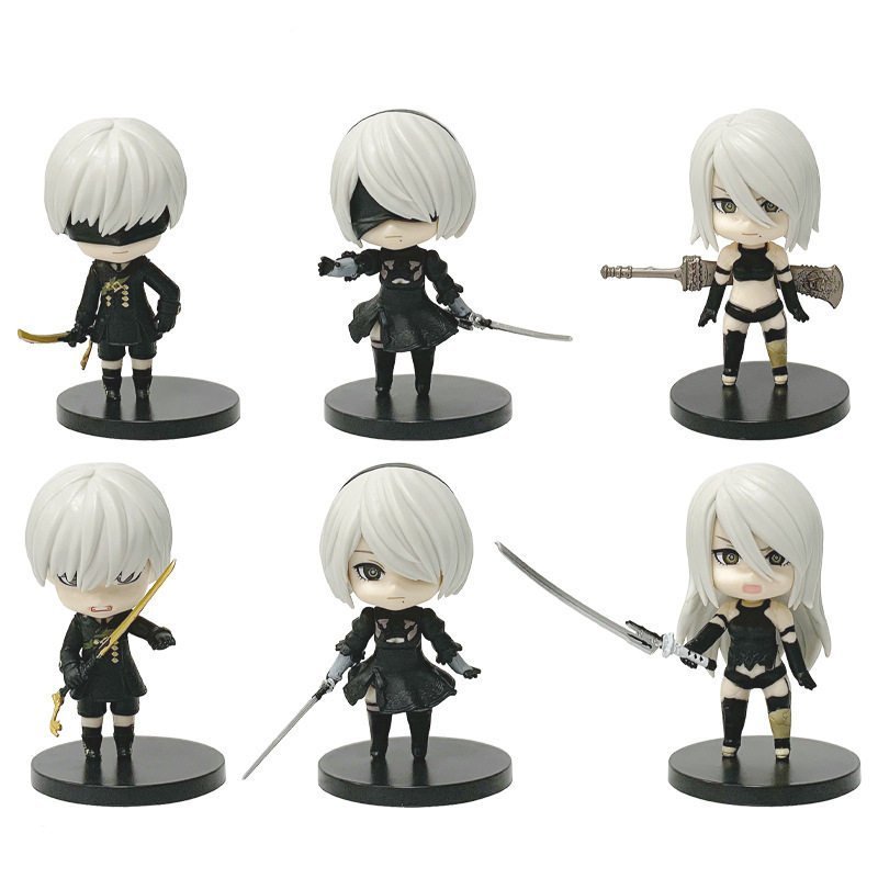 รุ่น Q 6 รุ่น Neil Mechanical Era 2B Miss Sister Sword Star Linkage 9S A2 รูปอะนิเมะ Mystery กล่องตุ