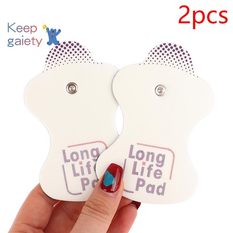 [Kpt-t] 2PCS Long Life Pad Electrode แผ่นนวดสําหรับ Digital Tens อุปกรณ์ฝังเข็ม Body Massager Therapy เครื่อง [ใหม่]