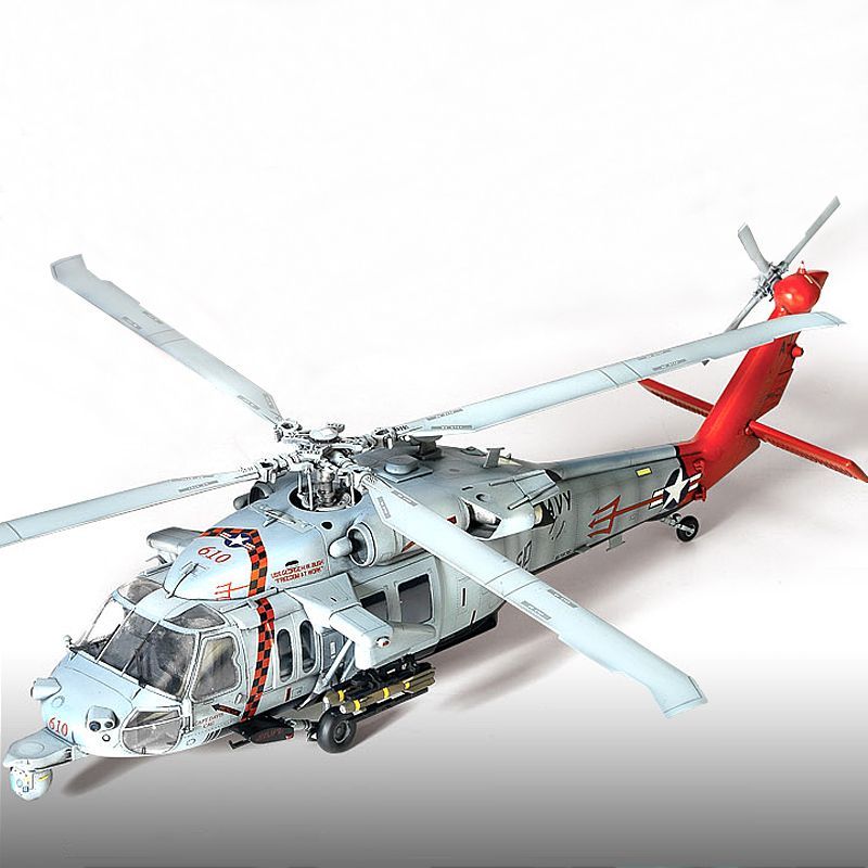 3G รุ่น Edmei ประกอบเครื่องบิน 12120 อเมริกัน USN MH-60S Seahawk เฮลิคอปเตอร์ 1/35