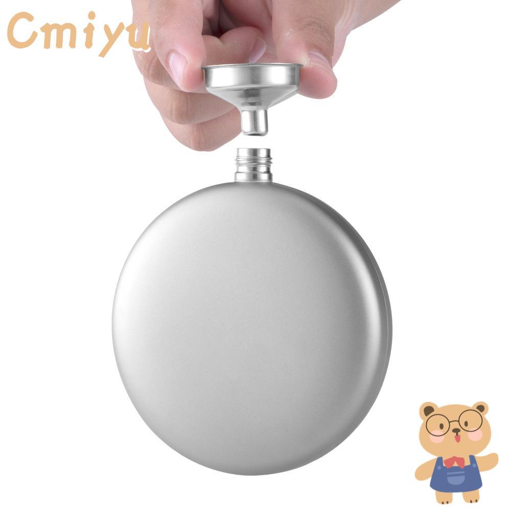 CMIYUTH Titanium Flask, 180ml Ultralight drink Flask, ทนทานรั่วไหลซีล Smooth Curve แบบพกพา Hip Flask
