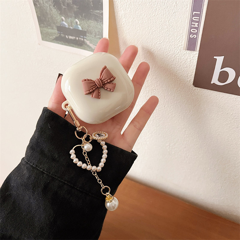 สําหรับ Samsung Galaxy Buds Core / Buds FE / Live / Buds 2 Pro เคสซิลิโคนหูฟังพร้อม keychian