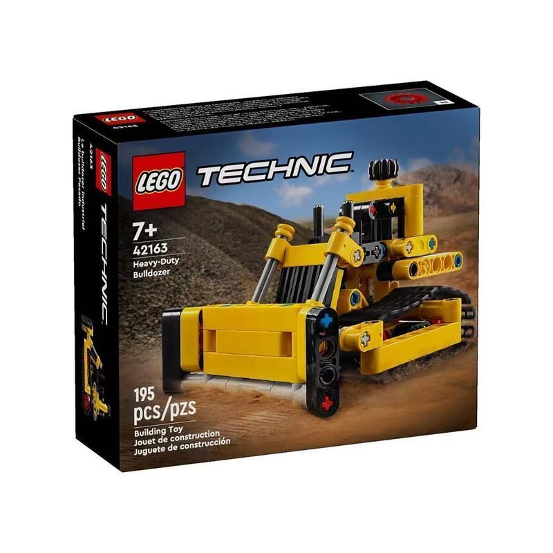 LEGO 42163 Heavy-Duty Bulldozer Mechanical Series บล็อกตัวต่อเพื่อการศึกษาของเล่นของขวัญสําหรับผู้ชา