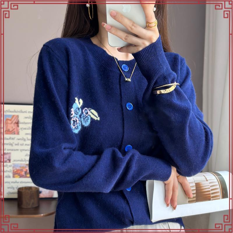 [Pomelo] เสื้อคาร์ดิแกนไหล่ตก / Drop-Shoulder Cardigan