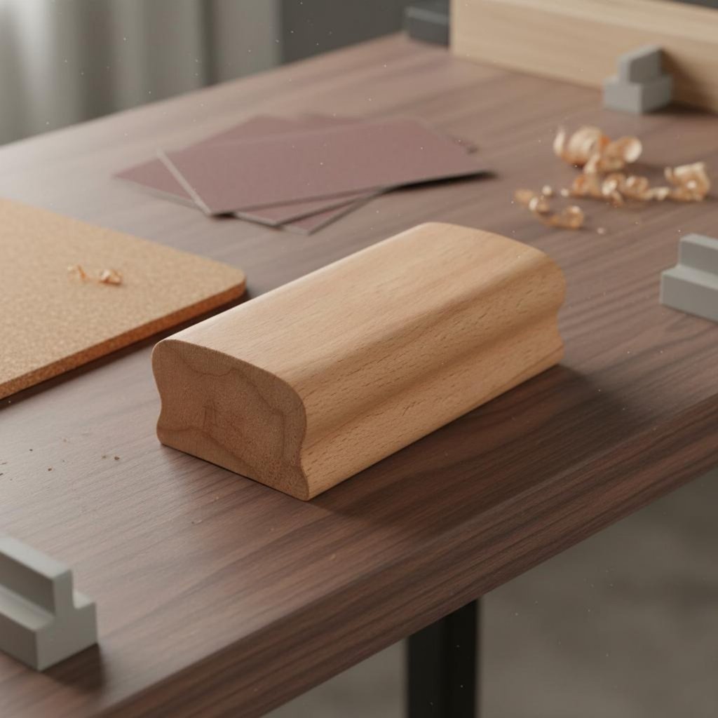 Friendly Fretboard Radius Sanding Block Long-Lasting Beech Wood Fingerboard Radius Sanding Block สํา