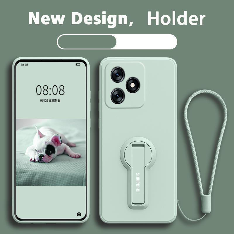 สําหรับ honor 600 400 200 LITE 200 400 500 SMART 400 PRO X8D X6D 4g X7D X9D 5g เคสโทรศัพท์ Softcase ซิลิโคนเหลวกันกระแทกออกแบบใหม่ 360° พร้อมตัวยึด YTXZJ01