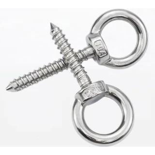 [Bestt] M4/M5/M6/M8/M10/M12 304 สกรูตาสแตนเลส, สายฟ้าตาแตะตัวเอง, แหวนตะขอสกรูแตะตัวเอง