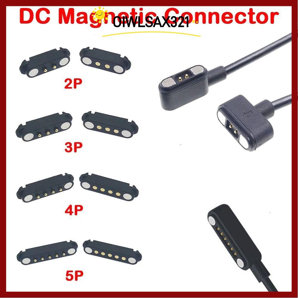 OIWLSAX321 Pogopin Magnetic Connector, 2Pin 3Pin 4Pin 5Pin กันน้ํา DC Magnetic Pogo Pin Connector, 2