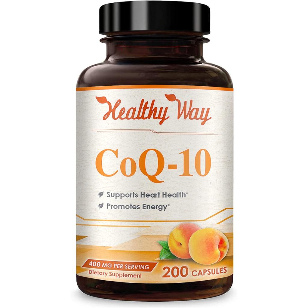 Coenzyme Q10 200mg CoQ10 plement - Once Daily Coq 10 200mg แคปซูลผงสําหรับสารต้านอนุมูลอิสระหัวใจเพื