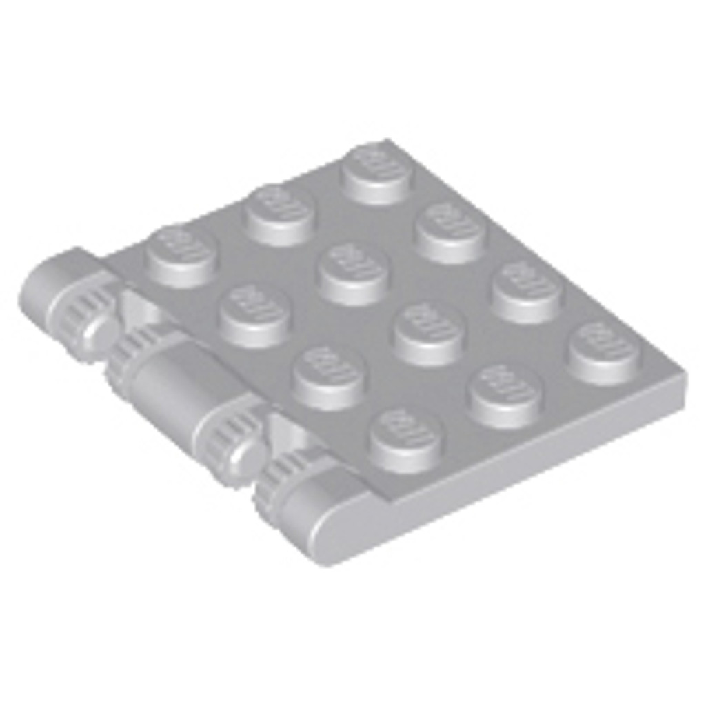 Brick2cube Part - Hinge Plate 3 x 4 Locking Dual 2 Fingers - 44570