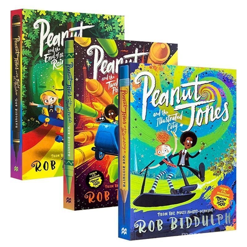 3 เล่ม Peanut Jones English Peanut Jones Peanut Jones Trilogy Youth Children หนังสือภาษาอังกฤษ