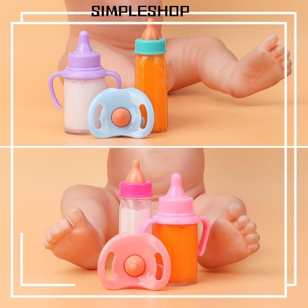 SIMPLESHOP ขวดนมเมจิก 18 นิ้ว ตุ๊กตาพอดีตุ๊กตาทารกแรกเกิดอุปกรณ์เสริมขวดน้ําผลไม้