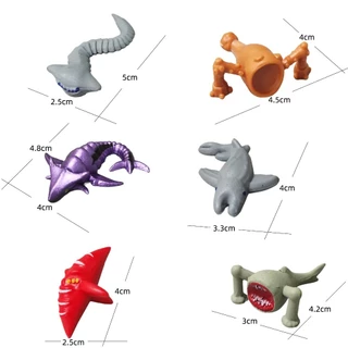 24 ชิ้น Sea Monster Action Figure ชุด Sea Eater Kraken Ghost Leviathan รุ่นสะสม
