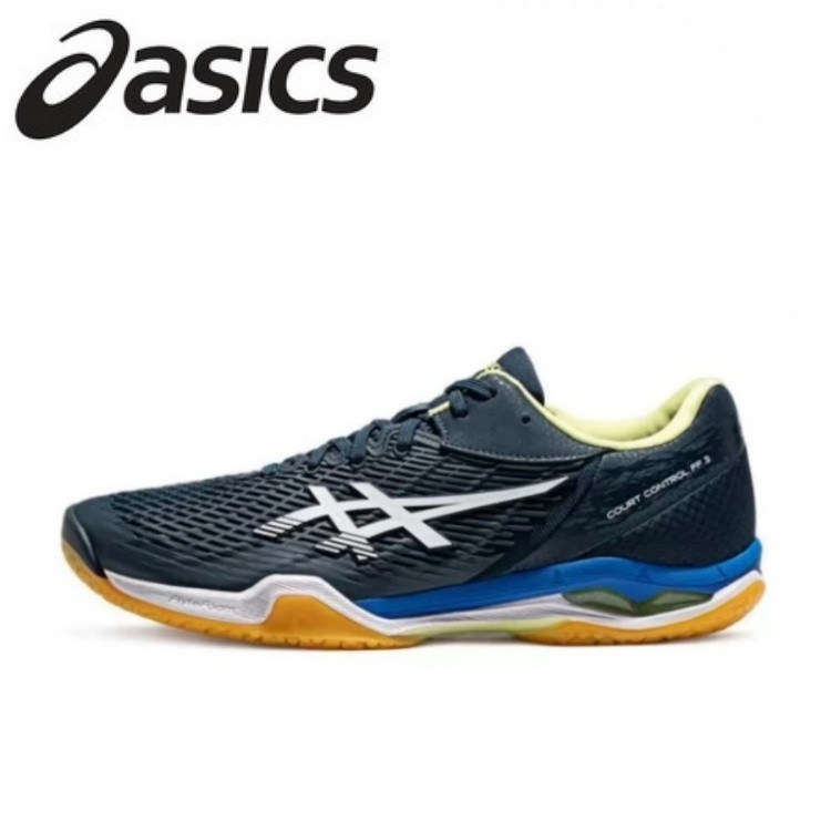 รองเท้า ASICS Court Control FF 3 Low Top สำหรับทั้งชายและหญิง สไตล์แบดมินตันสีฟ้า