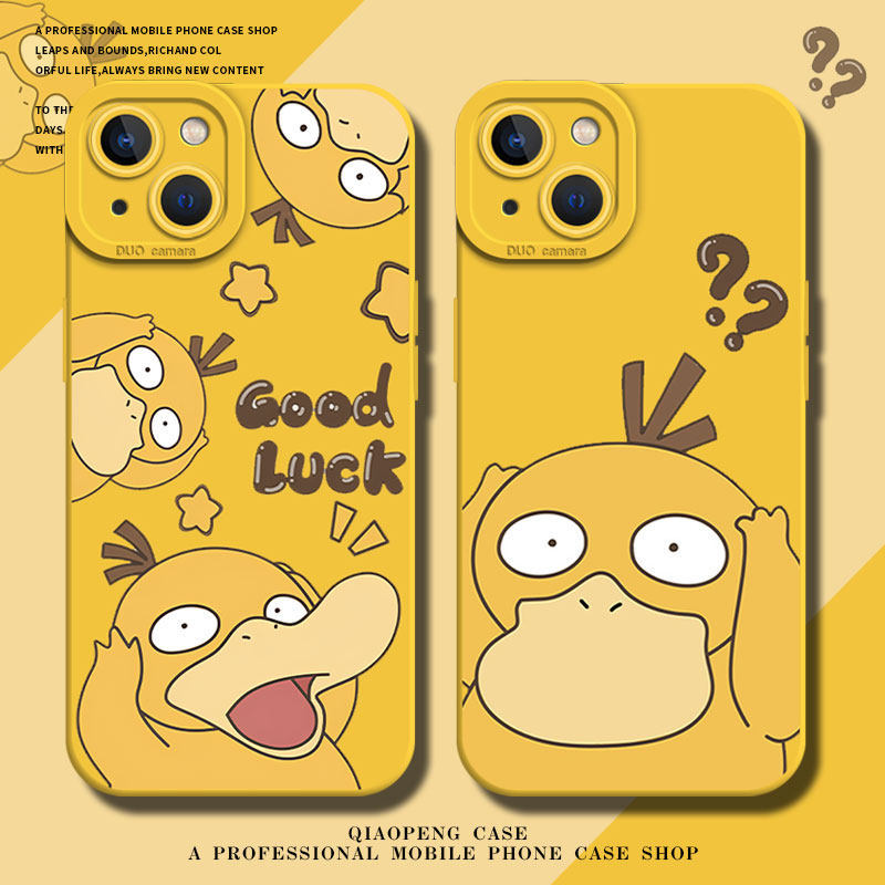 Keda Duck เหมาะสําหรับ iqoo12pro เคสโทรศัพท์ 11/13/neo9spro น่ารัก 10/15/z9turbo + Duck 8 Pokémon 7 