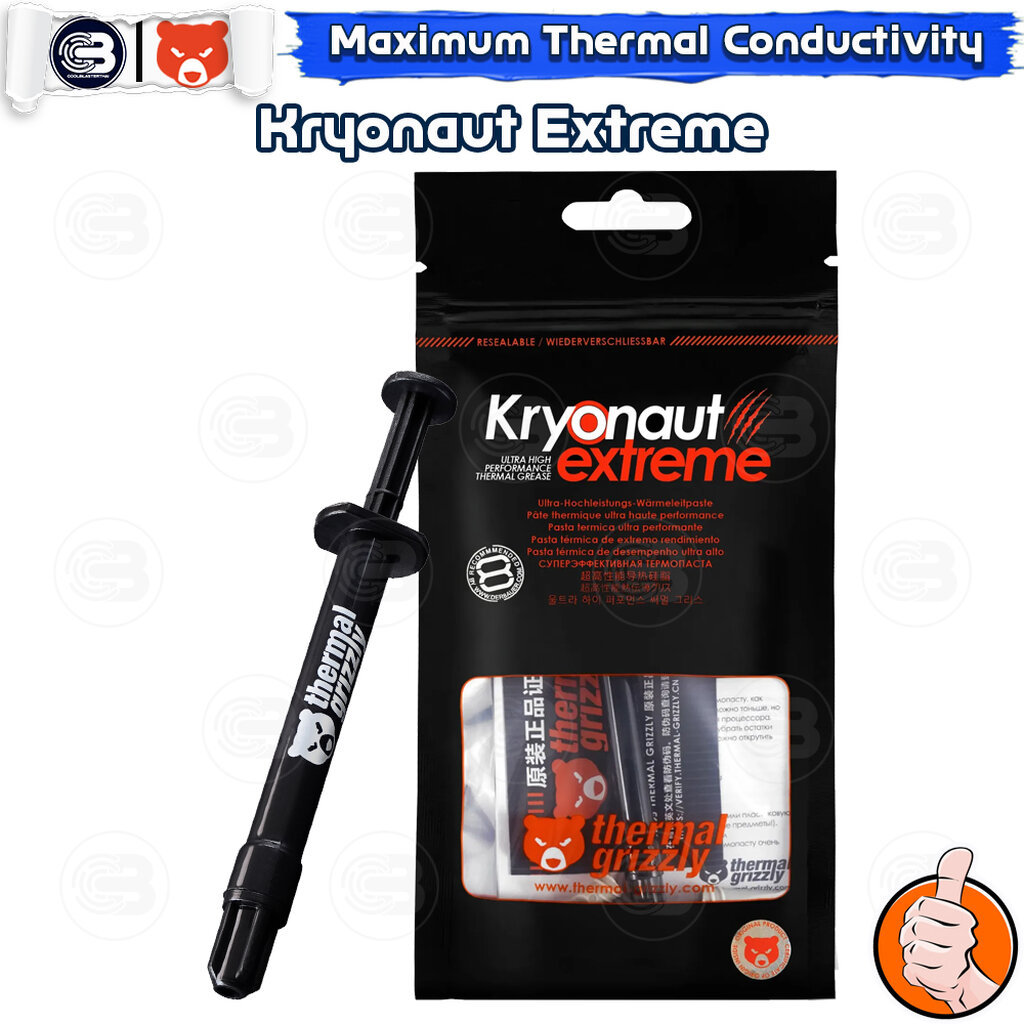 [CoolBlasterThai] Thermal Grizzly Kryonaut Extreme 2g.Thermal compound (ซิลิโคนนำความร้อน)