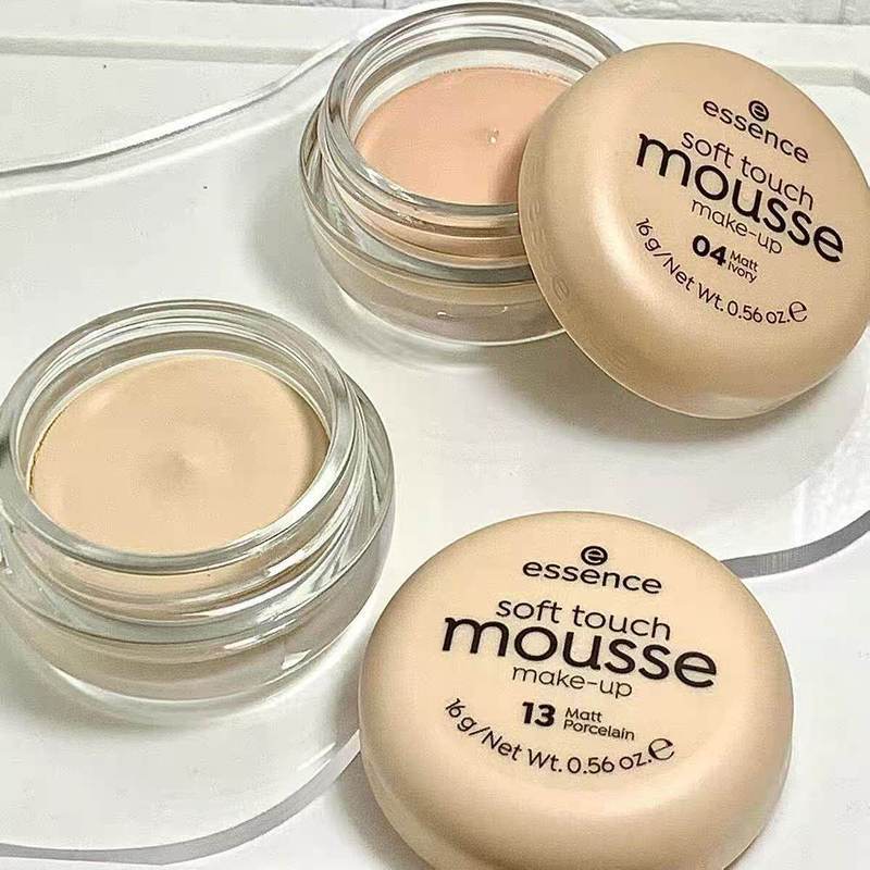 Essence Plant Flawless Mousse Foundation Cream 16g Refreshing Oil Control คอนซีลเลอร์ Matte Moisturizing Natural