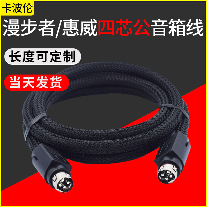 สายสัญญาณเสียงเหมาะสําหรับ HIVI Whirlwind D1080/D1010/MKII IV D1090/M200D + สายสัญญาณเสียง Edifier R
