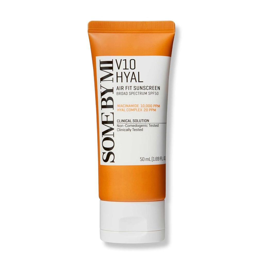 SOME BY MI V10 Hyal Air Fit Sunscreen SPF 50 – 1.69oz, 50ml – ครีมกันแดด Centella เกาหลีสําหรับผิวหน