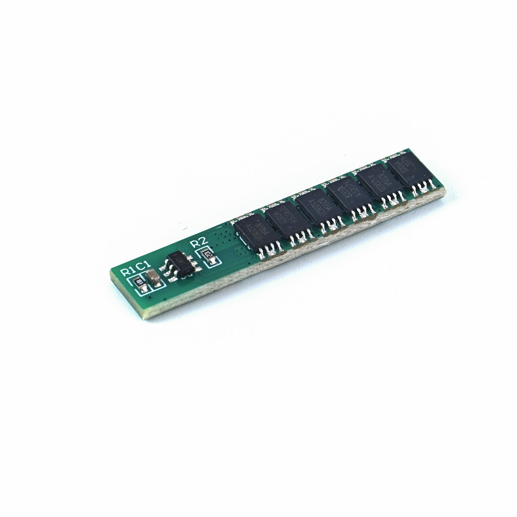 1S 15A 3.7V Li-ion 6MOS BMS PCM แบตเตอรี่ป้องกัน PCM สําหรับ 18650 แบตเตอรี่ลิเธียม Lion แบตเตอรี่