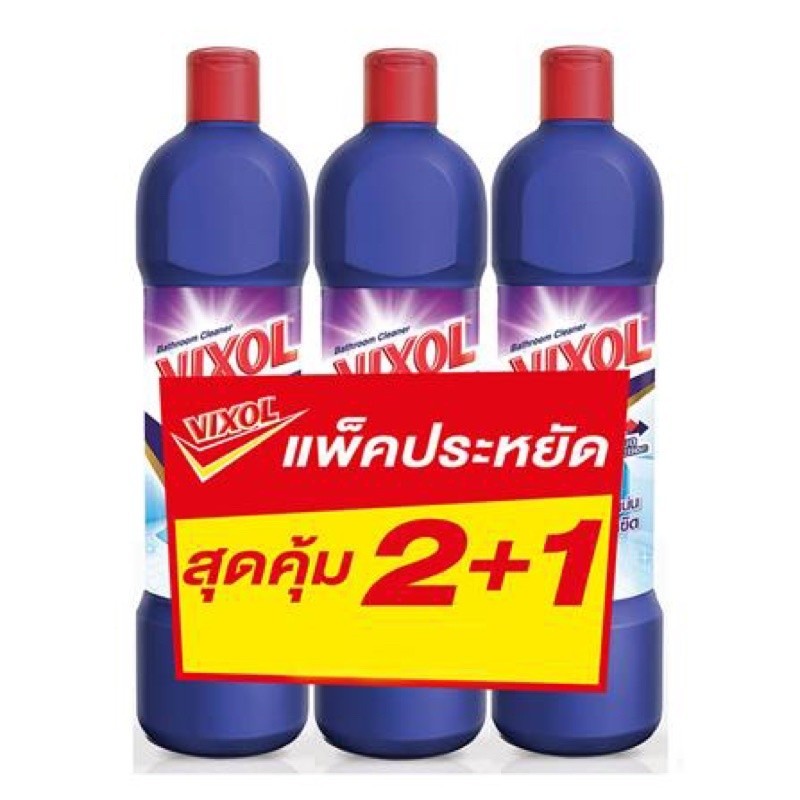 น้ำยาทำความสะอาดห้องน้ำ VIXOL 900ml แพ็ค3
