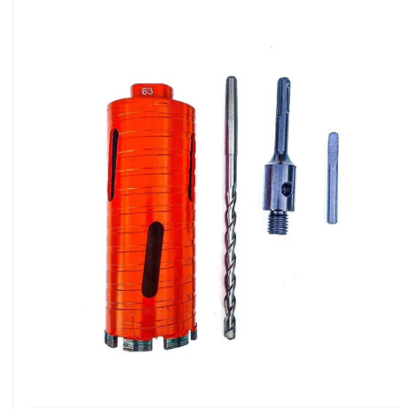 BW Tool โฮลซอเจาะปูน โฮซอลเจาะคอนกรีต หัวเพชร 2.5 นิ้ว ความยาว 160mm - รูปที่ 7