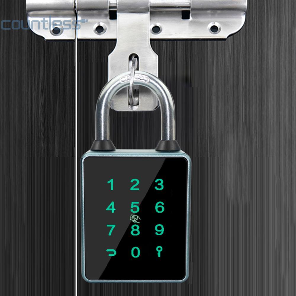 Keyless Anti Theft Padlock อลูมิเนียม IP65 กันน้ํา TUYA/TTLOCK APP ล็อคลายนิ้วมือสําหรับตู้กระเป๋าเป