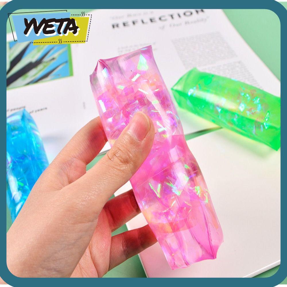 YVETA Water Wiggler ของเล่น, สีสดใสลื่น Tricky Water Snake Fidget ของเล่น,ไม่สามารถถือ Squishy Senso