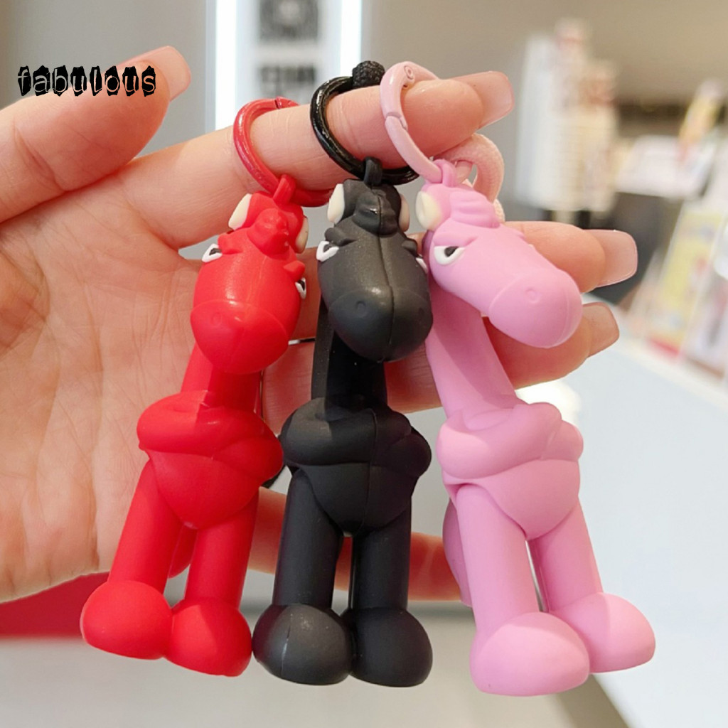 ฟ้า พวงกุญแจที่สวยหรูพวงกุญแจจี้2026ปีของม้าพวงกุญแจแขนข้ามม้าเสน่ห์ที่สําคัญขนาดกะทัดรัดจี้สําหรับกระเป๋าอุปกรณ์เสริมทันสมัยและทนทานสําหรับอาก